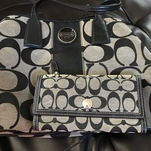 Coach Purse with matching wallet